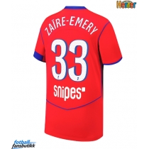 Paris Saint-Germain Warren Zaire-Emery #33 Tredjedrakt 2025-26 Kortermet